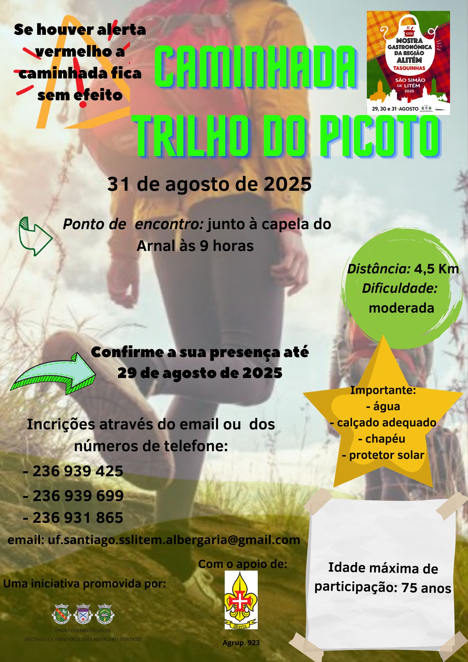 Notícia Caminhada Alitém